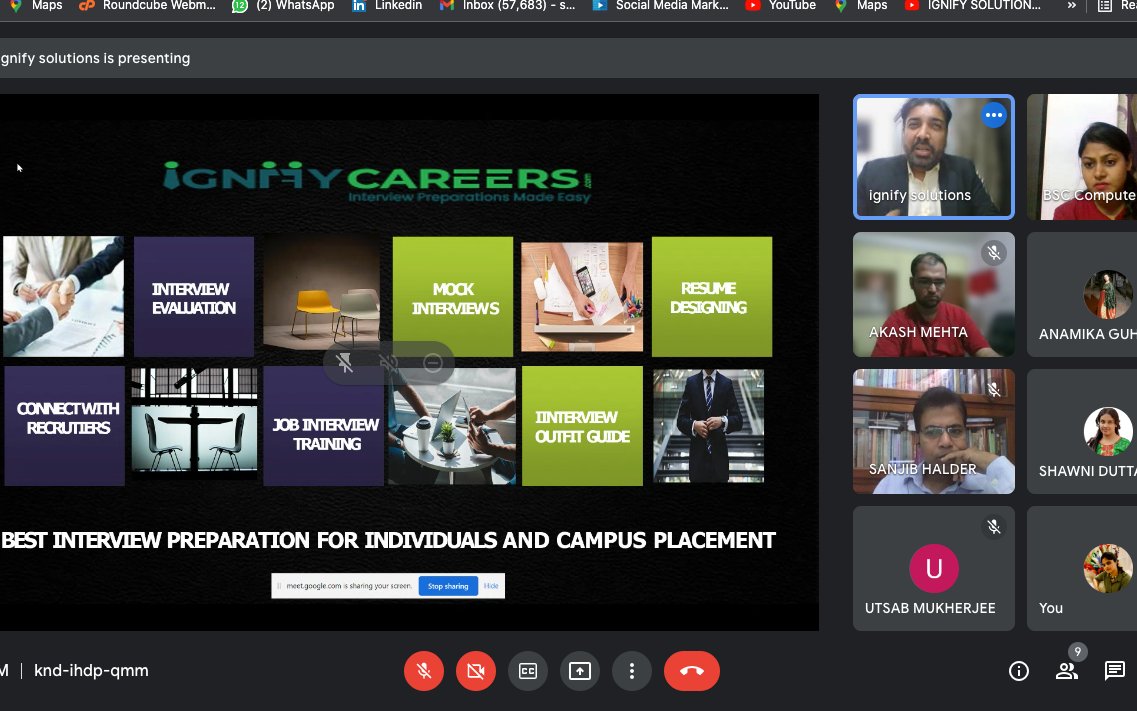 IgnifyS's tweet photo. Thanks to "The Bhawanipur Education Society College", Kolkata for your interest over our platform and also the solutions over placement preparation.
We look forward to get connected again.
#careerdevelopmentcoaching #job #kolkata #studentsoflinkedin #collegesanduniversities #tpos https://t.co/YMRl550LFK