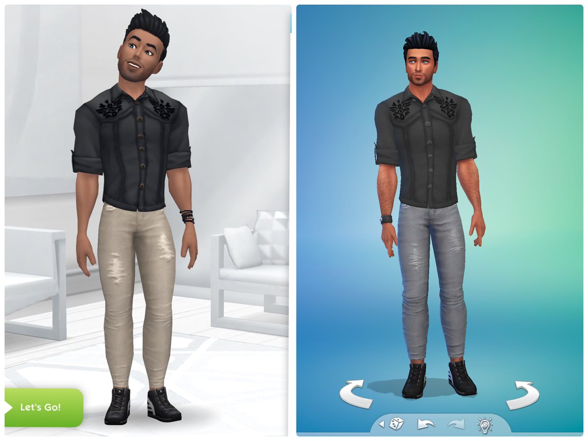 AzSolo's tweet photo. @TheSimsMobile moved to TS4 … my guy Bo Zanetti #ByeSimsMobile https://t.co/YK9UfyFYpp