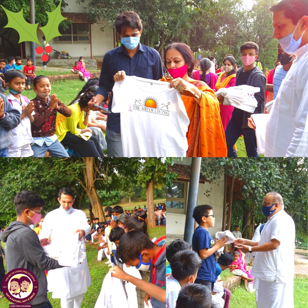 Art of Living Free Schools (@aolschools) on Twitter photo In this season of gifting, we thank <a href="/SriSriTattva/">Sri Sri Tattva</a> & <a href="/BYOGI_Official/">BYOGI</a> for giving clothes & biscuits to almost 200 children staying in <a href="/BangaloreAshram/">Art of Living International Center</a> & studying in our VVMVP free school in the presence of respected <a href="/Bhanujgd/">Bhanu Narasimhan</a> #SeasonOfGiving #GiftASmile <a href="/lambajgd/">Narendra Lamba</a> <a href="/srivinow/">Srividya V</a> In this season of gifting, we thank <a href="/SriSriTattva/">Sri Sri Tattva</a> & <a href="/BYOGI_Official/">BYOGI</a> for giving clothes & biscuits to almost 200 children staying in <a href="/BangaloreAshram/">Art of Living International Center</a> & studying in our VVMVP free school in the presence of respected <a href="/Bhanujgd/">Bhanu Narasimhan</a> #SeasonOfGiving #GiftASmile <a href="/lambajgd/">Narendra Lamba</a> <a href="/srivinow/">Srividya V</a>