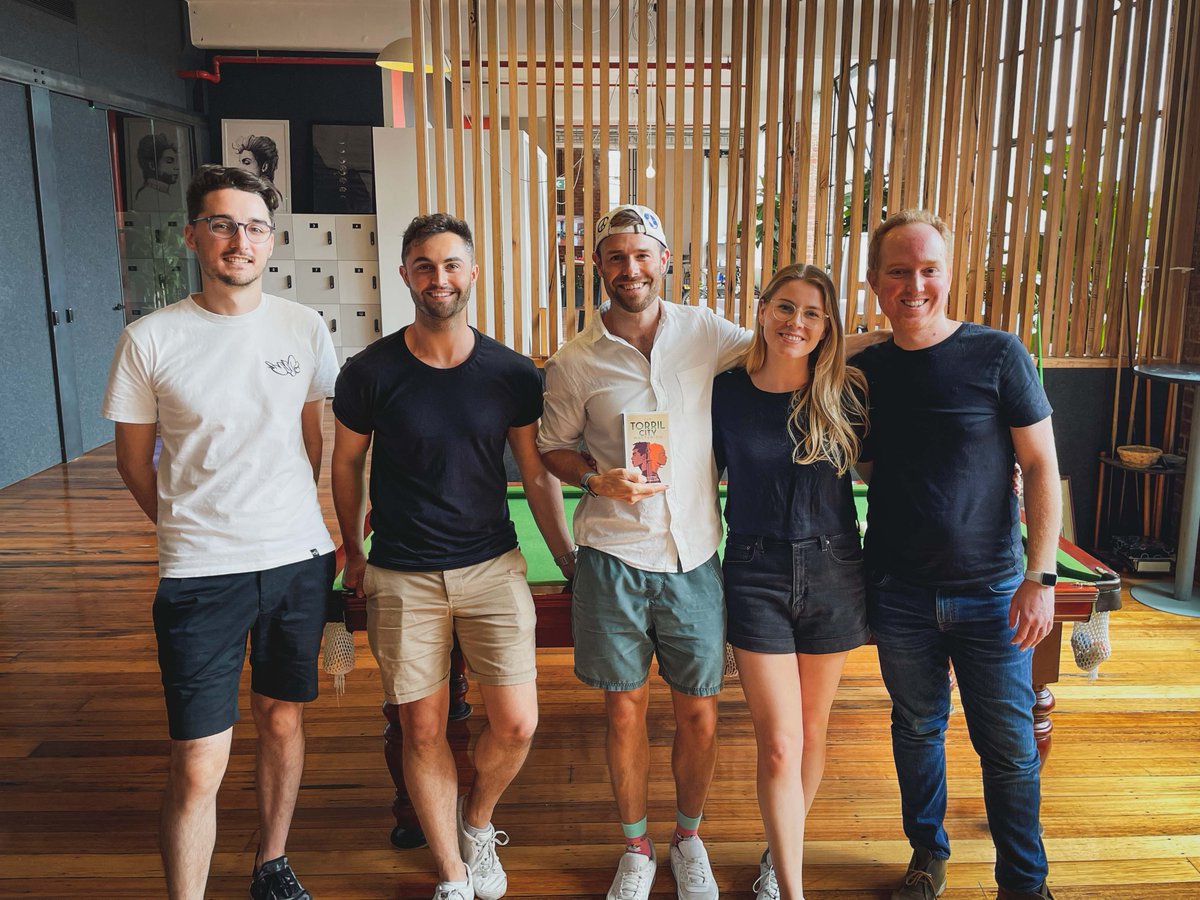 Meeting the team who helped make Torril City happen. Thanks a million, <a href="/tablopublishing/">Tablo Publishing</a>! I couldn't have done it without you. ❤️🙌

#newbooks #readersoffantasy #readerscommunity #BooksWorthReading!