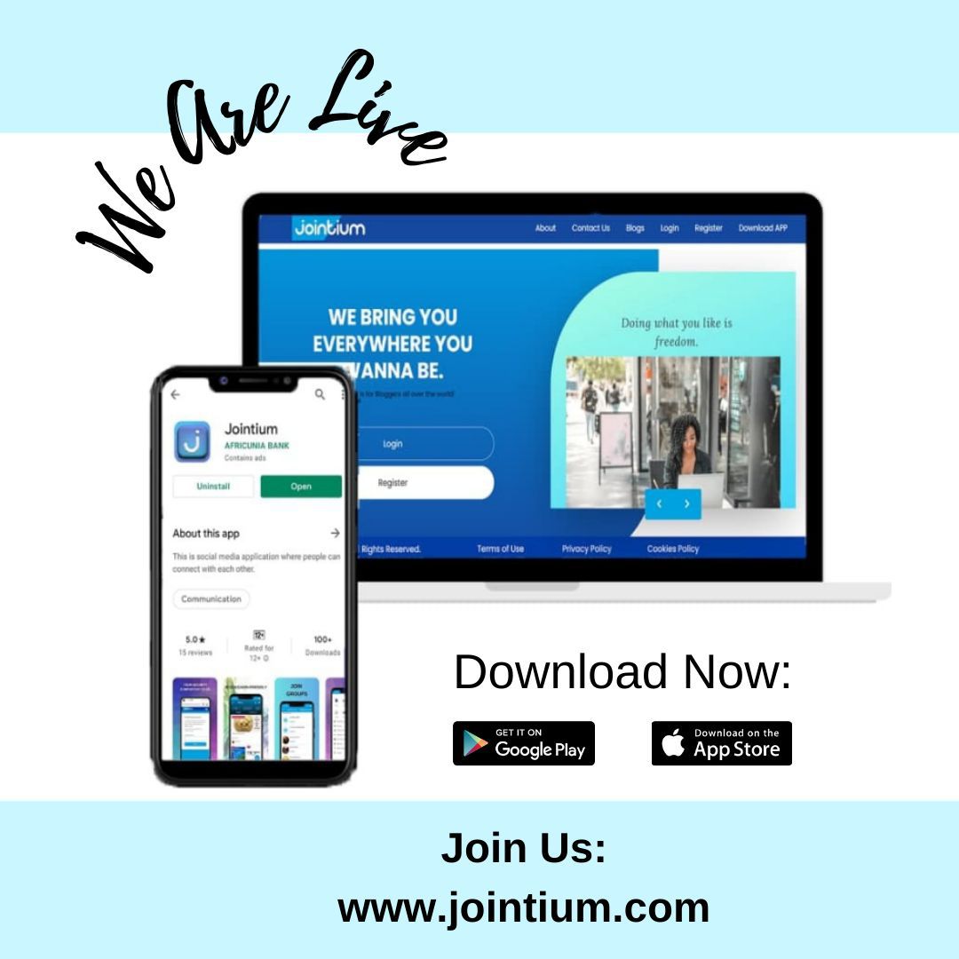 MwilaWise's tweet photo. #Jointium #App at #GOOGLEPLAYSTORE & #APPSTORE
⭐ More at https://t.co/NFCnrXEJeR
#ZedTwitter #NFTCommunity #NFTs #crypto #bsc #BTC https://t.co/xi5RMkeZdB