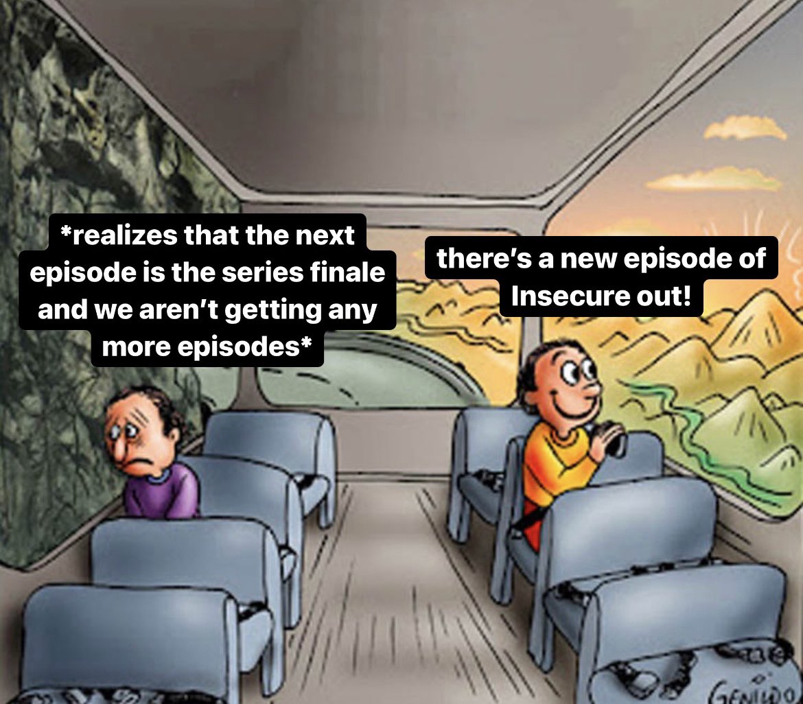 addictedtoda90s's tweet image. literally me right now💔, i wish there was another season so bad! #InsecureHBO #Insecure