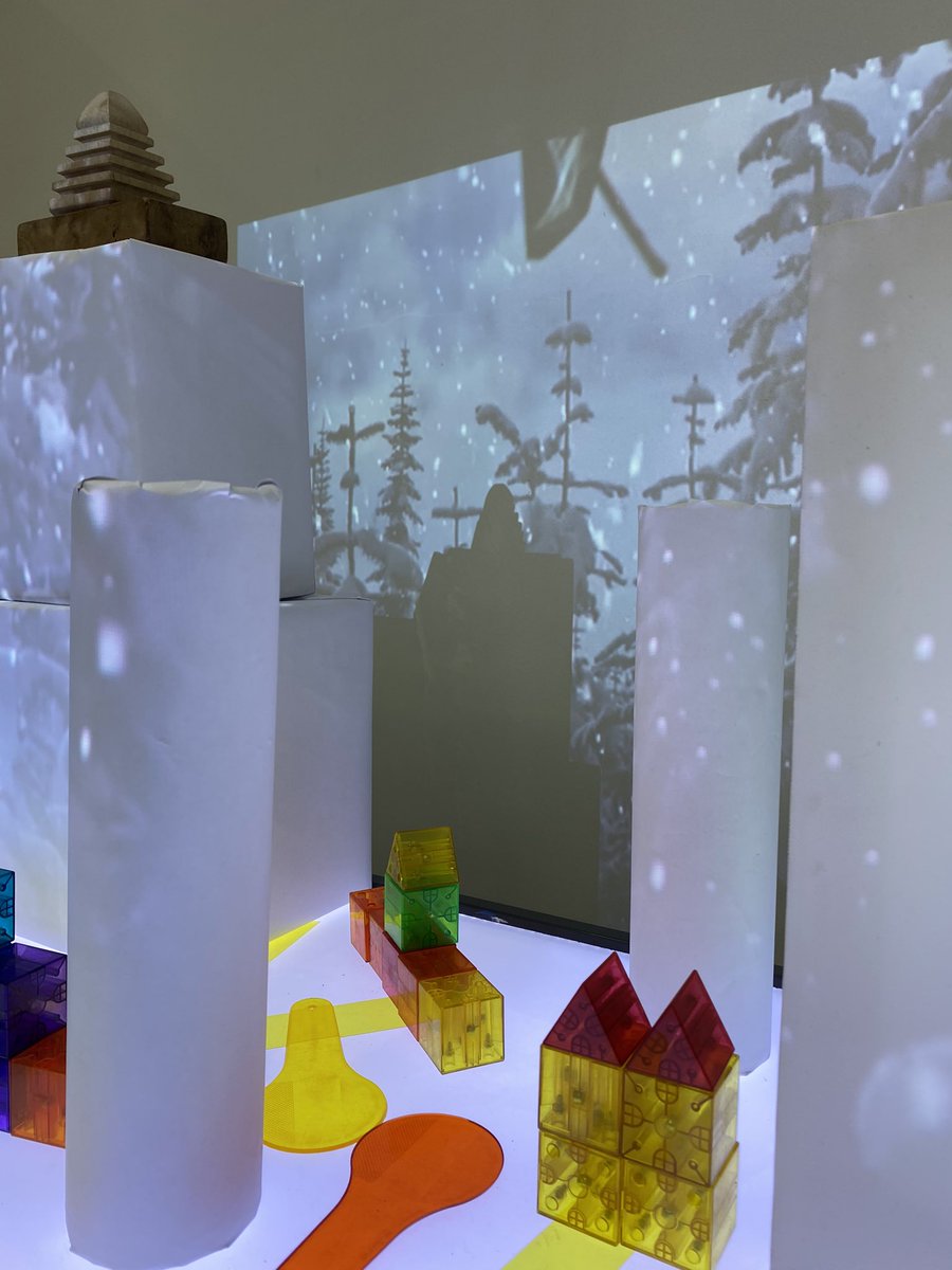 Setting up an ‘Atelier of Light’ in EE for our next UOI (hopefully with the learners back on campus). Idea for this space: Exploring digital landscapes through - light, shadow, projection, colour and construction... #ISHCMCIB  #CognitaWay #EarlyYears