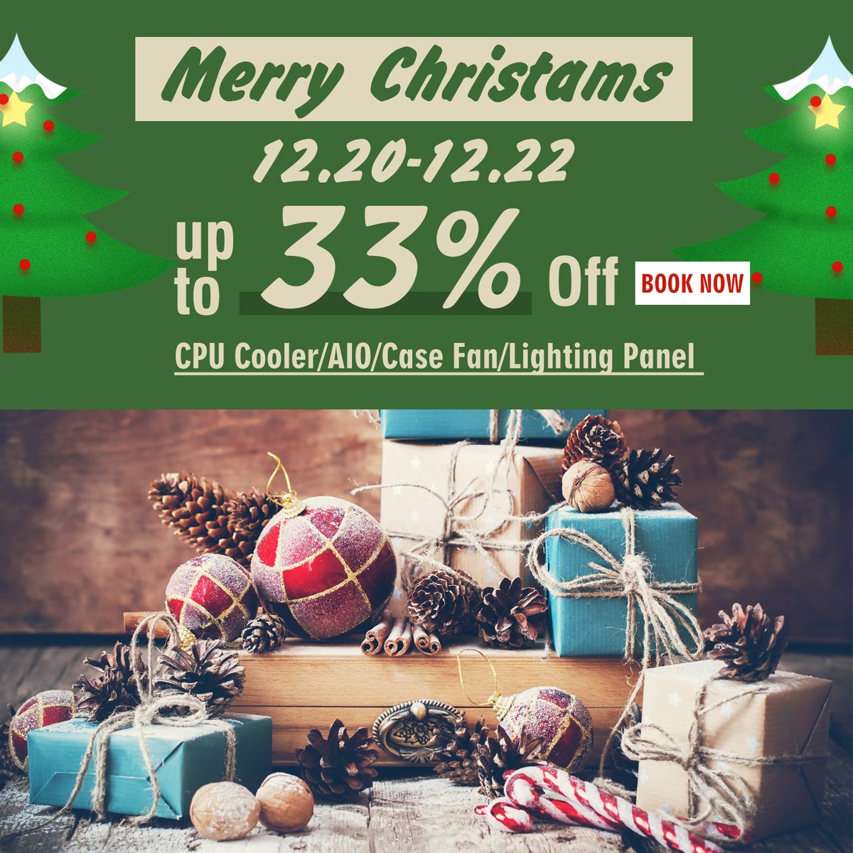 VetrooUS's tweet photo. Up to 33% discount, best gift for Christmas, book now
Time: 2021.12.20-2021.12.22
CPU COOLER/AIO/CASE FAN/LIGHTING PANEL
Link: https://t.co/TJodY4PQgp
#vetroo #sale #Christmas #gaming #pccase #casefan #pcsetup https://t.co/Mwps3voVXp
