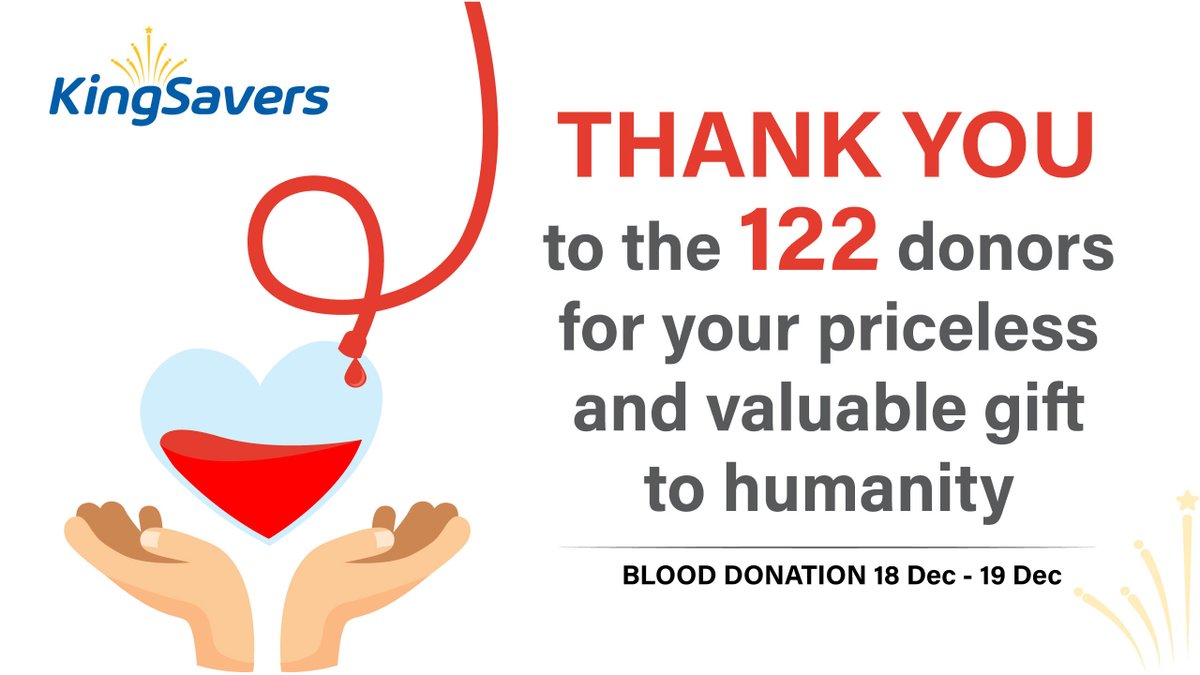 kingsavers_mu's tweet photo. Thank you to the 122 donors for your priceless and valuable gift to humanity. 
#kingsavers #blooddonation https://t.co/Ukx5Y0vOiO