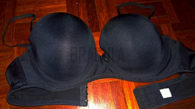 Bracula on X: Quick post today about a nice big strapless padded Triumph  bra. Can you guess the cup size?  / X