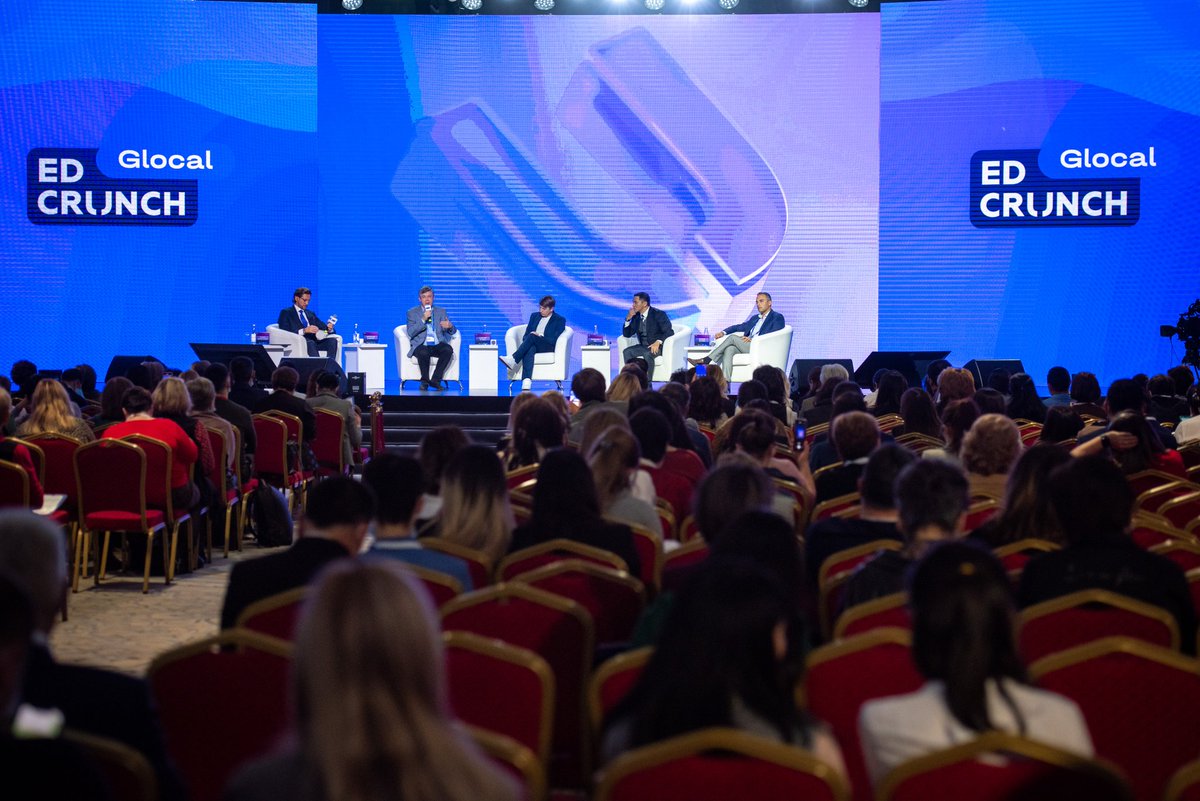 BahruzBalayev's tweet photo. I had the pleasure of speaking at the World's largest annual international conference on modern technologies in education #EdCrunch in Almaty, Kazakhstan discussing a mindset of winner and what teachers can learn from sportsmen and modern technologies we can transfer from sport. https://t.co/0vxWrYUej9