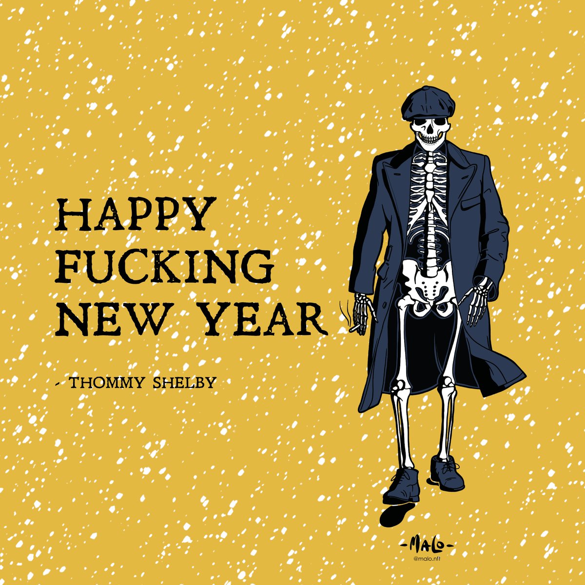 Gm ! Bon, puisque vous avez été sages cette année, petit #Giveway pour #Noël ! 10 gagnants remporteront ce #NFT #PeakyBlinders 🙌🏴‍☠️

Conditions : RT + Follow + avoir une adresse <a href="/phantom/">Phantom</a> ! TAS : 23/12 à 13h00 !

Good luck ! 🍀 #Solana