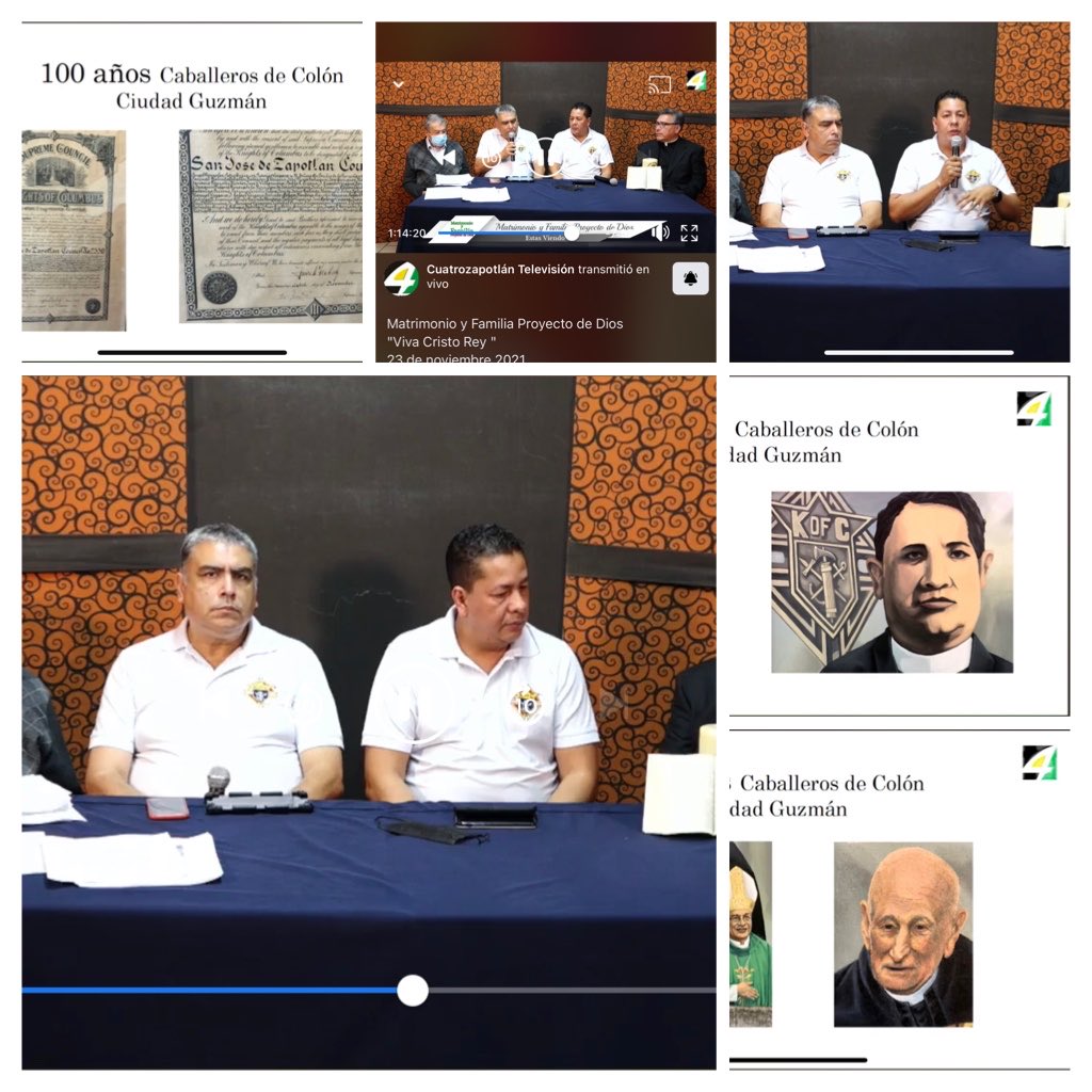 KZapotlan's tweet photo. Participamos en el Canal 4 del programa “Matrimonio y Familia, proyecto de Dios” para comentar sobre los primeros 100 años de presencia de nuestra orden en la ciudad; anunciamos también las tareas que en coordinación con nuestra parroquia realizamos para celebrarlos. VJ https://t.co/dREgYbzjd0