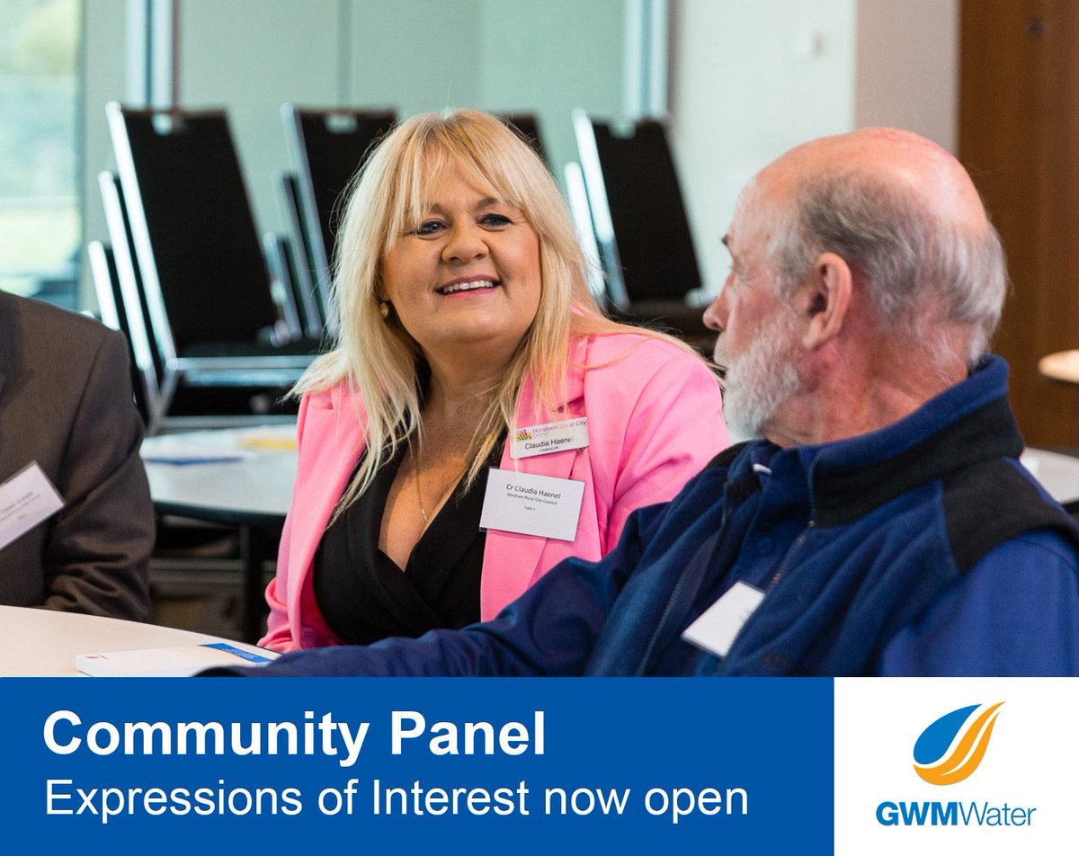 GWMWater is seeking expressions of interest to join our Community Panel 2022.
The Panel will provide customer &amp; community perspectives on our proposed services and pricing for our 2023-2028 Pricing Submission to the Essential Services Commission. gwmwater.engagementhub.com.au/ps2023