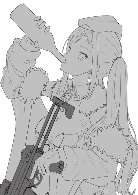 描きながらデッッッッッッッッッカってなってた。今夜塗ります。 