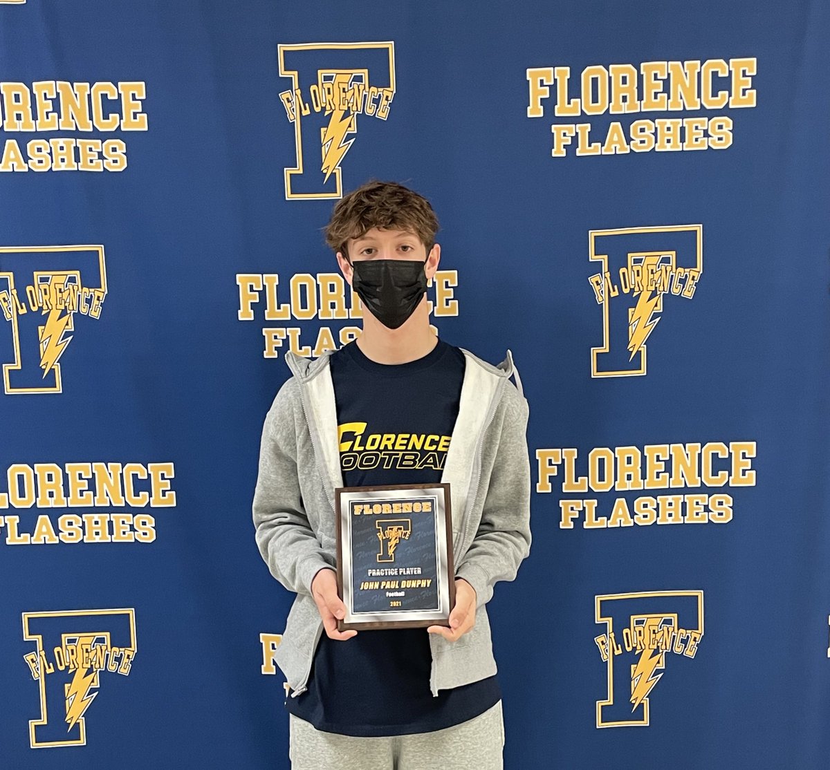 FTSD_Athletics's tweet photo. Flash Nation Fall Awards:  Congrats to our football players who won individual team awards:

MVP - Darien Woody
Most Improved - Nick LeVach
Practice Player - John Paul Dunphy

Congrats all!!  
@FTSD_football 
 
#GoFlashes https://t.co/9OYa6o6dk7