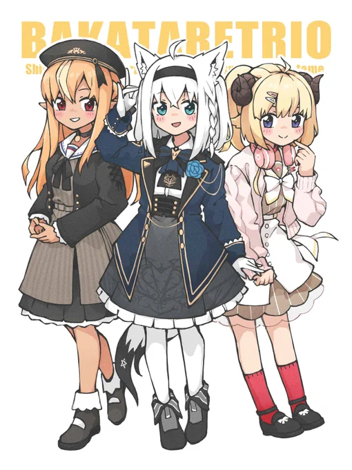バカタレ共!
#絵フブキ #しらぬえ #つのまきあーと 