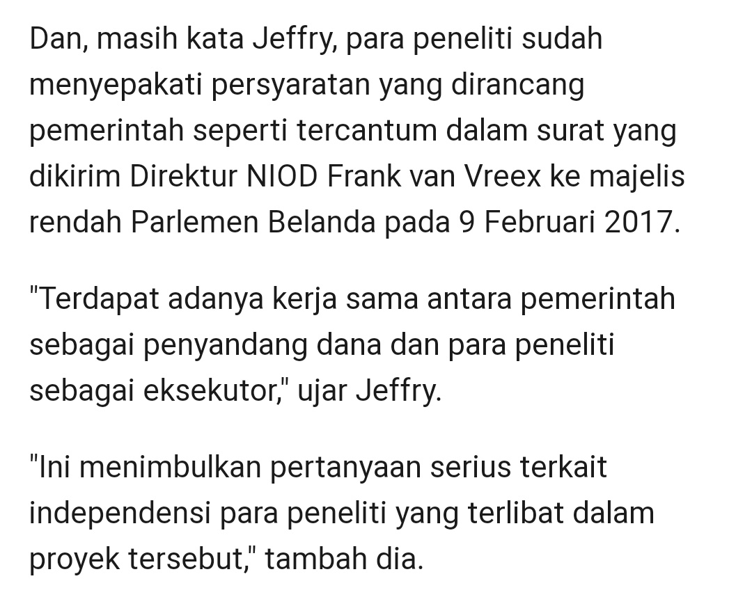 mazzini_gsp's tweet photo. Artikel yg dikasih juga sama aja narasinya "mencurigai" ya jelas landasannya kecurigaan, karena hasilnya ya belom kelar. https://t.co/rgwnvwZhUv
