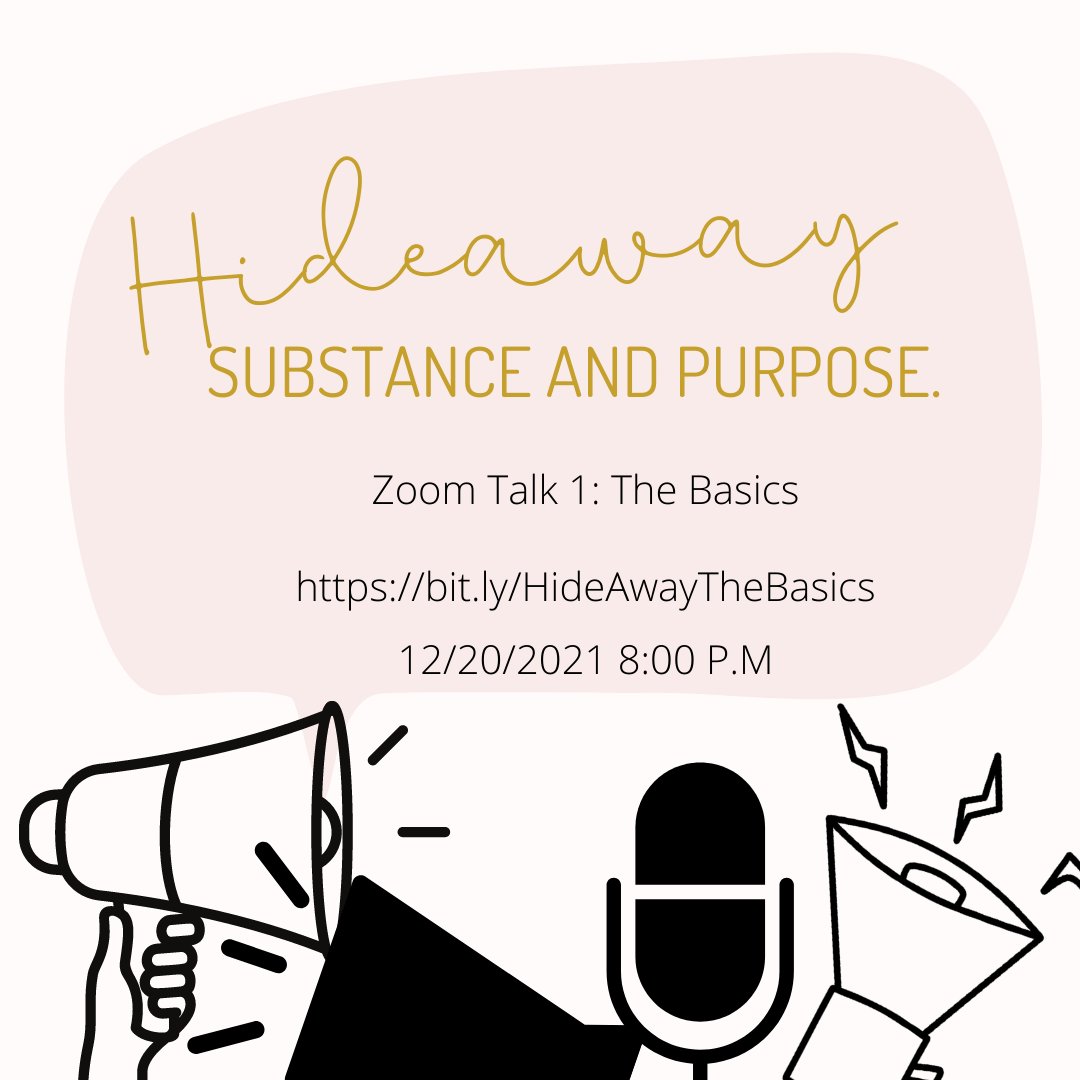 TheChubChasie's tweet photo. Be Informed. Be Empowered

Join us for our First Episode of HIDEAWAY, Substance and Purpose : The Basics
  https://t.co/mxOmmbXuH1
See you all later 8 P.M!

#HIVAwareness #Advocate #HIVAdvocacy #HIV https://t.co/a18gNK6EIa