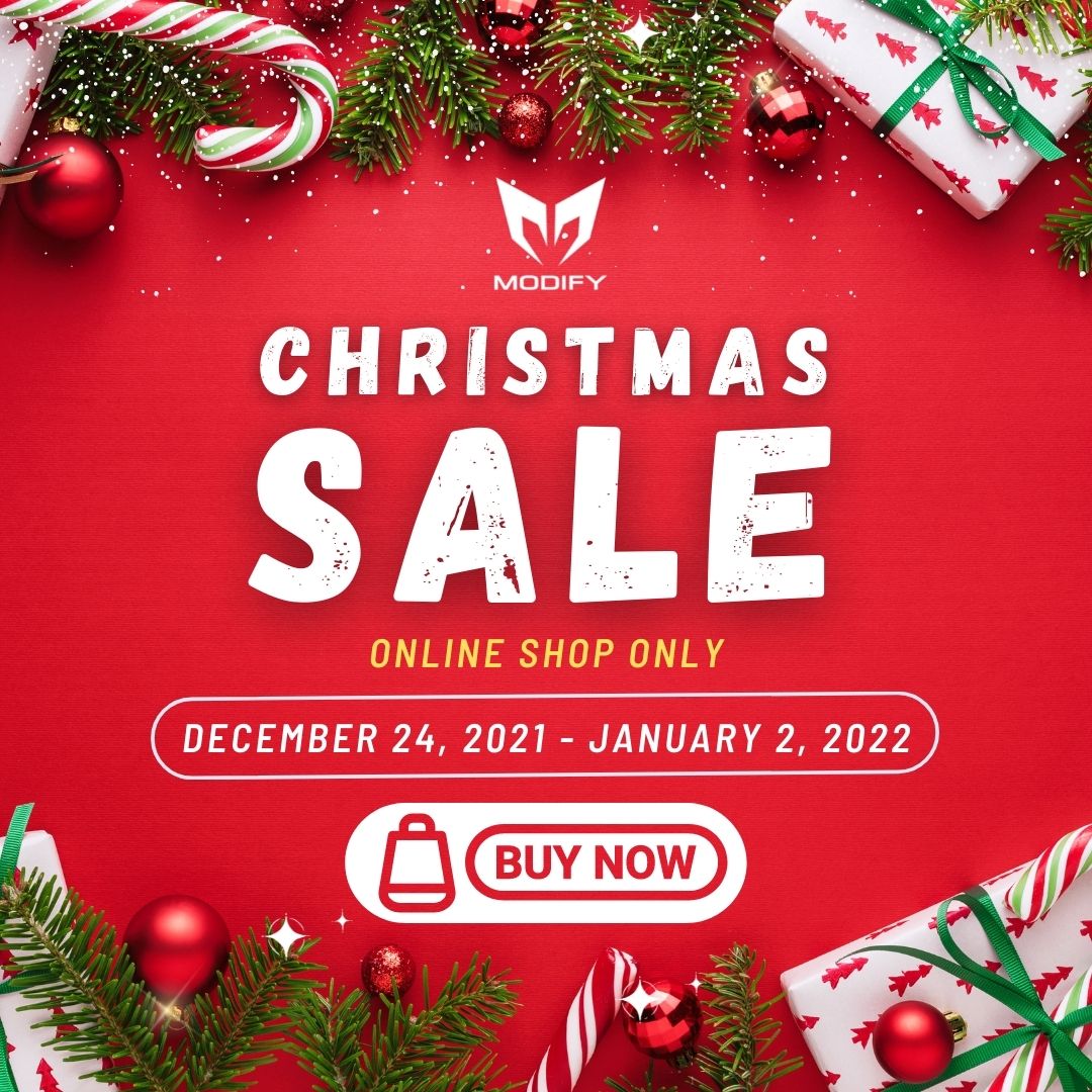 ModifyTW's tweet photo. Up to 50% off on bundled packages! But only till midnight (GMT-5) Jan. 2, 2022!
(Online Shop only)
⬇ ⬇ ⬇
https://t.co/hiojTMdvfR

#modifytechtw #christmassale https://t.co/FIs2LpVqgw