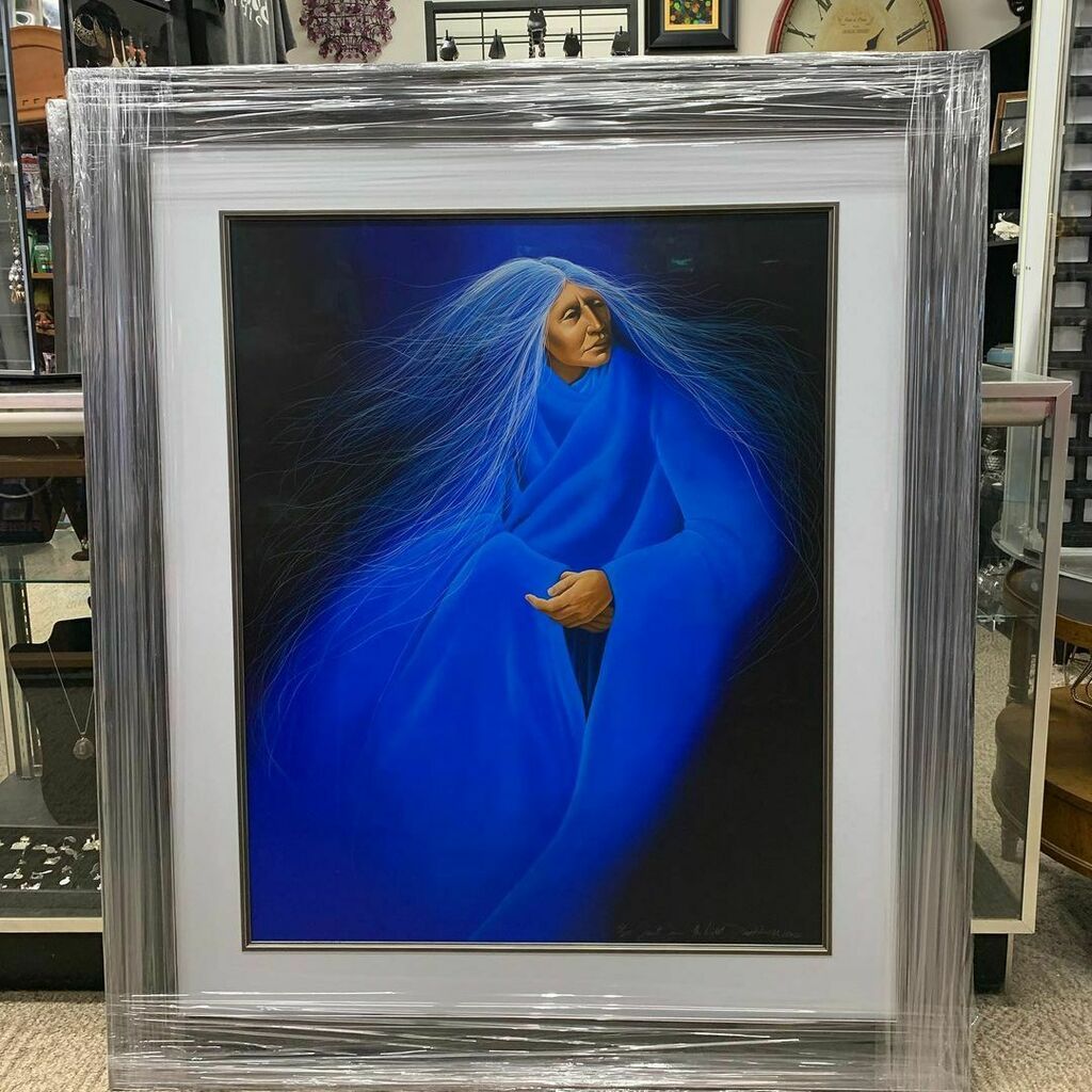 pollardstudio's tweet photo. Got in a hurry and forgot to take a photo before I wrapped it up. But this piece turned out great!

.

.

.

#customframing #southwesternart #pollardstudio

https://t.co/W8MHxLaqFo https://t.co/PLXDs3SdFN