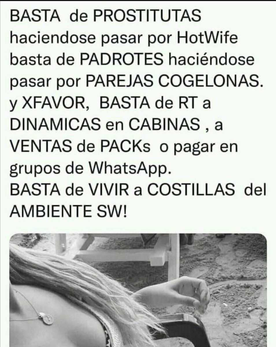 angieyeddixochi's tweet photo. Vamos acabar con los seudo swingers... Compartan... https://t.co/55h5tUcSoB