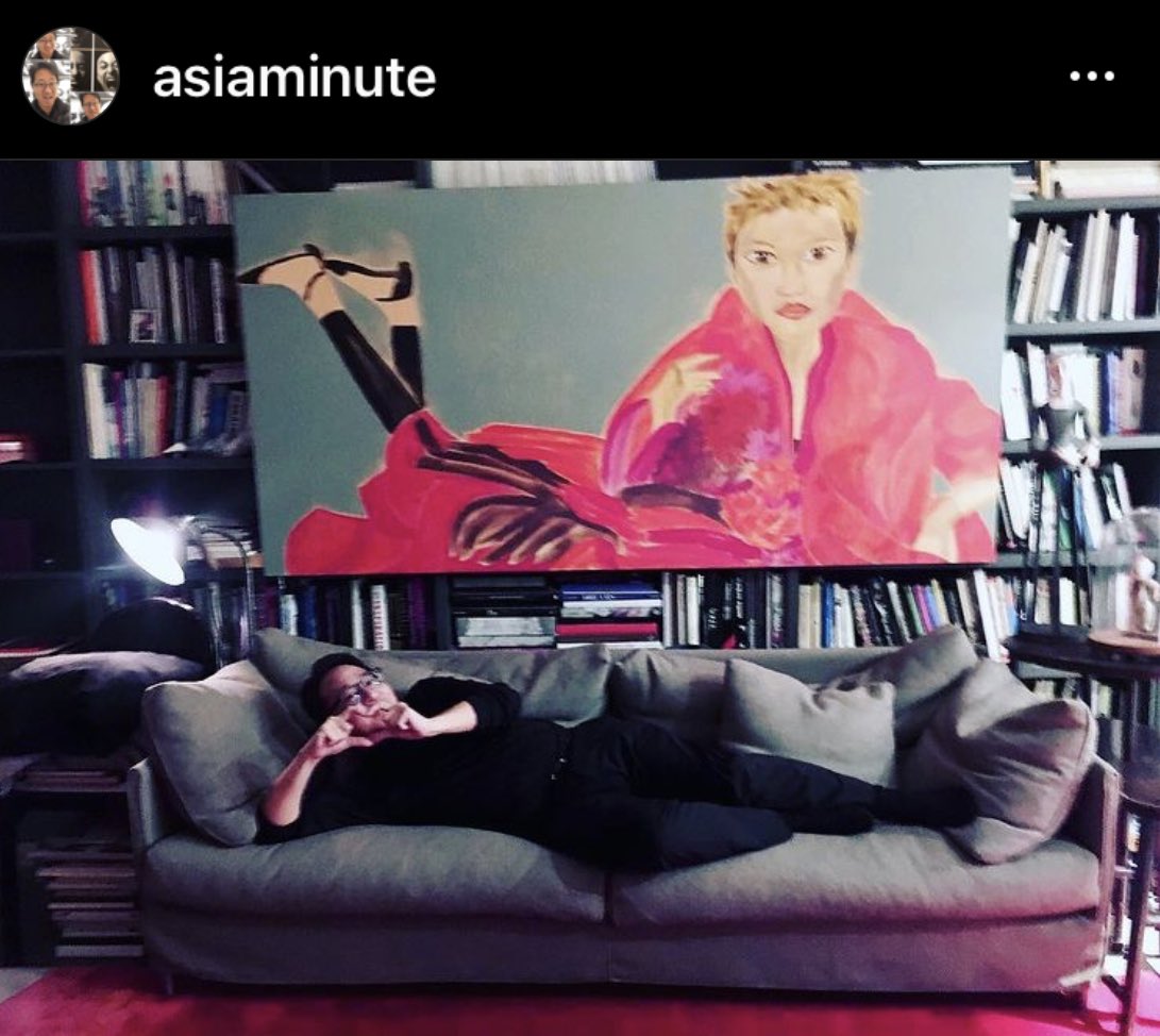 CurtisSChin's tweet photo. Meanwhile… Take an #AsiaMinute & check out what’s up over at Han Feng’s. Come say hello over on IG.
👉https://t.co/kIGjhjqdTy #manonthecouch #ootd #design #art #fashion #whereEastmeetsWest #HanFeng https://t.co/Rpv2cfRm1O
#韩枫 https://t.co/ud1OXSmCKE