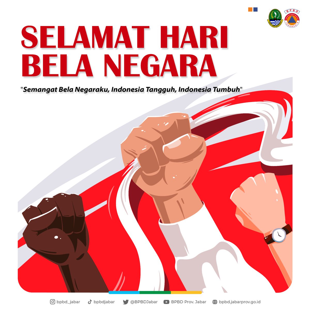 Jangan tanyakan apa yang bisa negara lakukan utk kita, tapi tanyakanlah apa yang dapat kita lakukan utk negara Indonesia. Mari membela &amp; menjaga persatuan &amp; kesatuan bangsa, pertebal rasa cinta tanah air &amp; berikan yang terbaik bagi bangsa &amp; negara.

Selamat Hari Bela Negara 2021