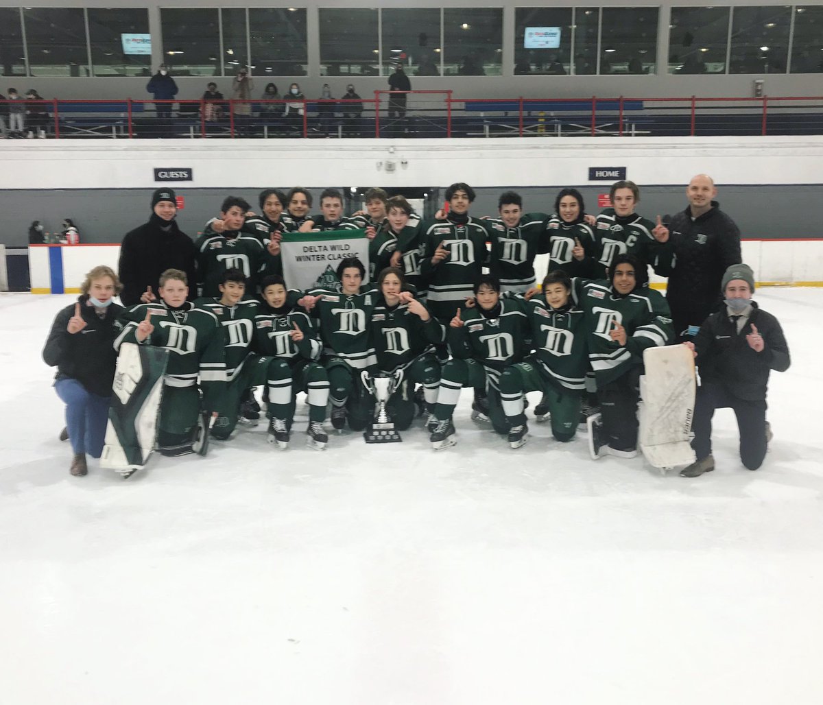 Congratulations to the U15 Warrior Winter Classic Champions: DHA Prep Green! Thanks to all the teams who came out to compete this weekend!