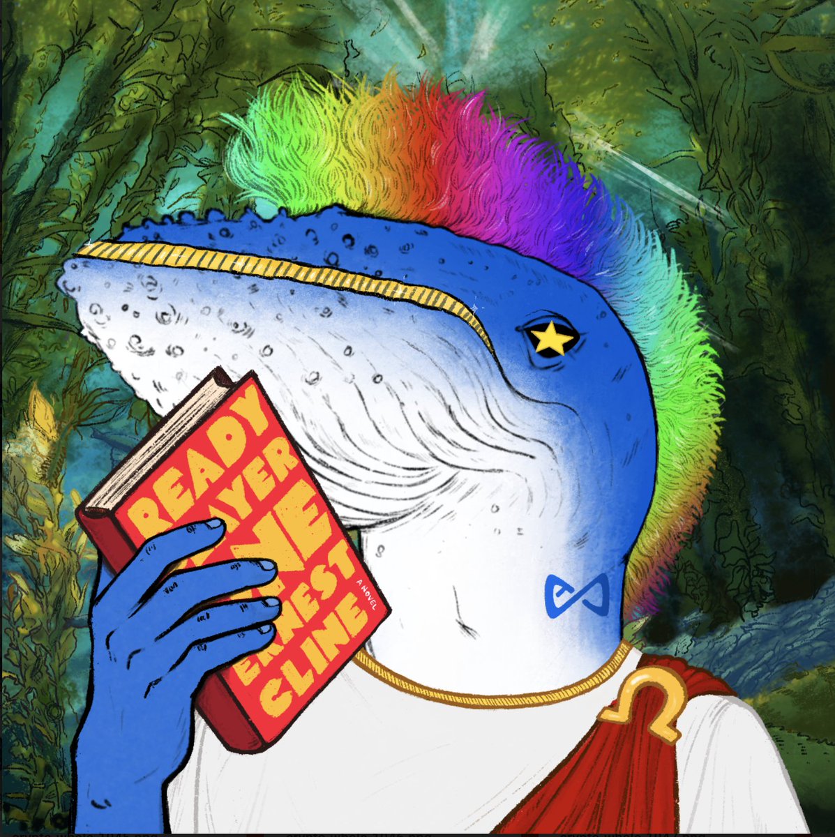 CryptoWhaleClub's tweet photo. We're happy to share that ~60% of whales have already been #staked!

The 1st batch of @AD_AD created whale membership cards have been airdropped.

And in recognition of the largest crypto whale among us yet, @DreamWeaver121, has won the Rainbow Orator &amp; honorary title of Cicero! https://t.co/DmxEtmx2RB