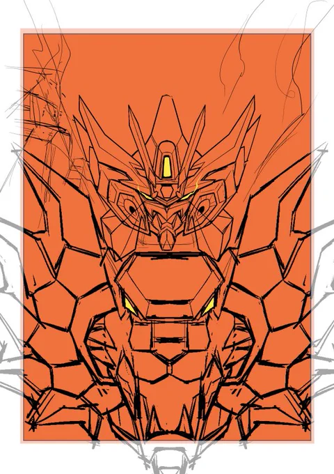 表紙過程
あんまり違いはないな・・・
「覇界王～ガオガイガー対ベターマン～ the COMIC」第4巻発売中～
#ガオガイガー #ベターマン #覇界王
#スパロボ #スーパーロボット大戦30 