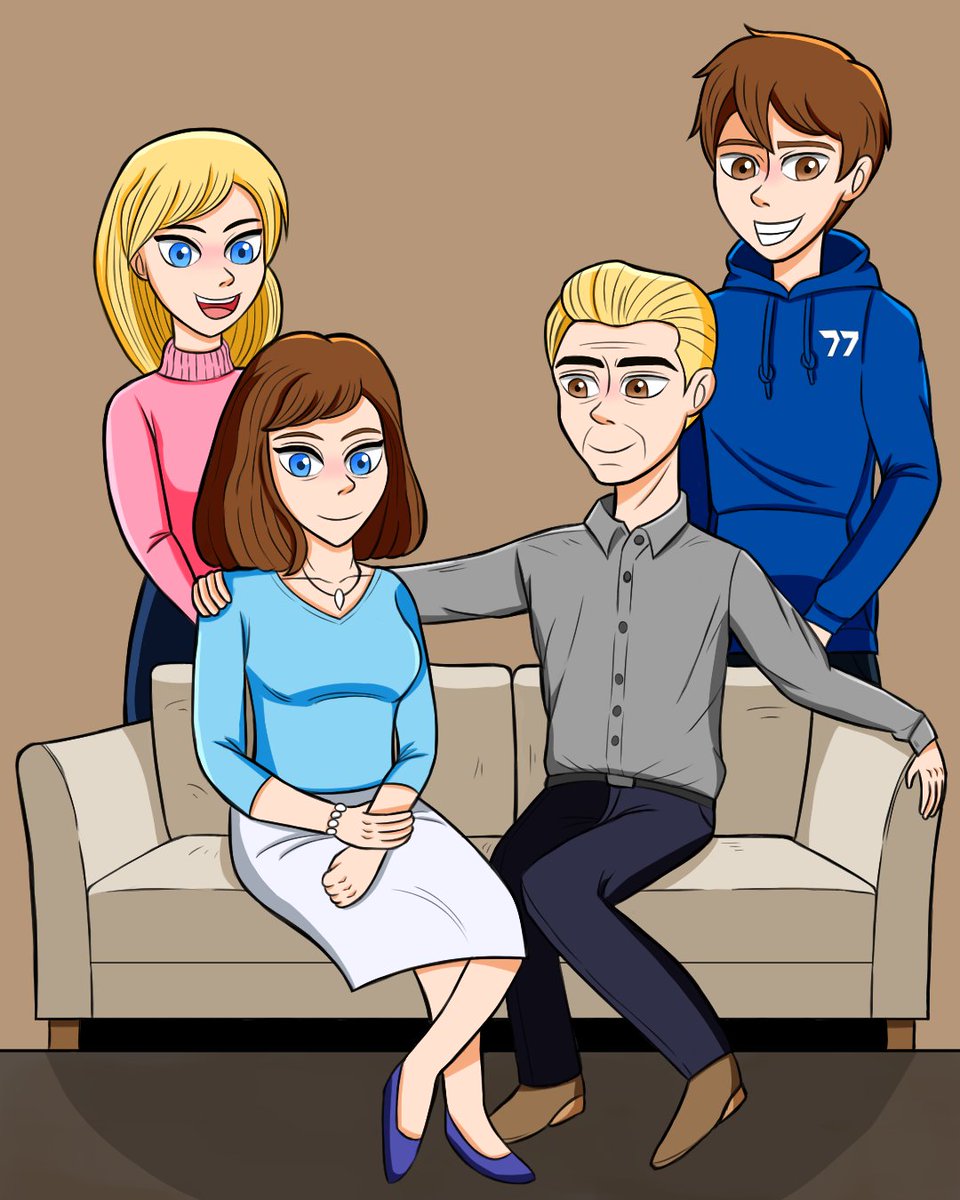 KenJH00's tweet photo. THE WOODMANS
Introducing twins' parents!
You can check out their profiles in 2nd&amp;3rd pics~~^^
And here's TMI;
Father is generous with twins, but mother is too strict with twins. https://t.co/v8VH1qpiiL