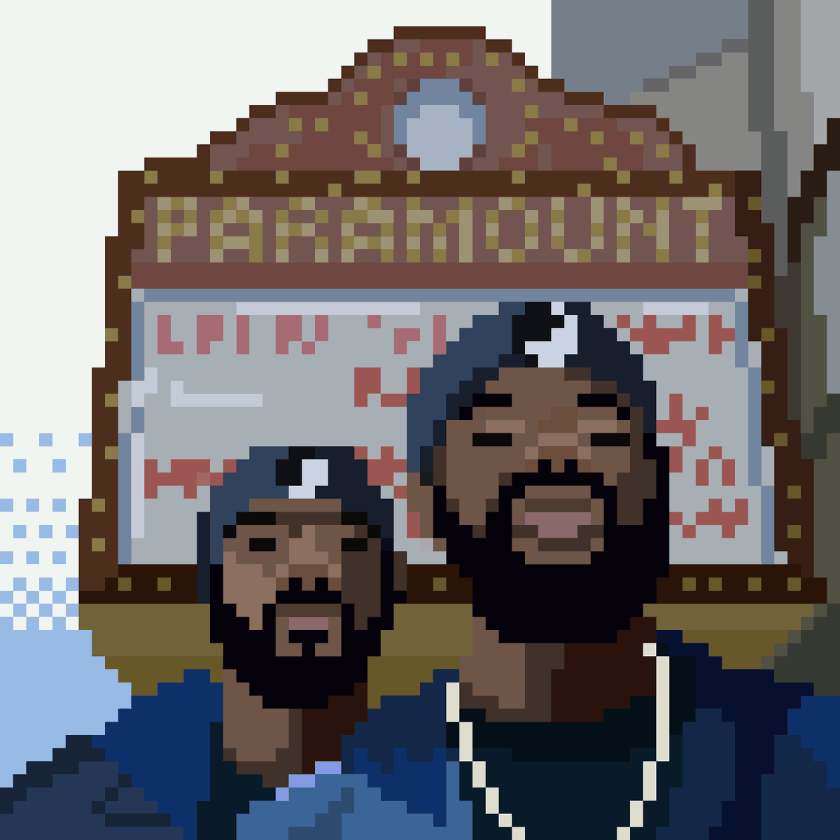 onewayykitty's tweet photo. Recreated in #pixelart. 

 @justinaversano's legendary 🔥🔥 Twin Flames.

Two bodies with one soul.

Mirror Souls/Twin Flames.

A reflection of each others brightest lights &amp; dimmest shadows.

#68 Steven &amp; Davon Lee
#nftart #twinflames #mirrorsoul #twinsoul https://t.co/UFe5U3wL1z