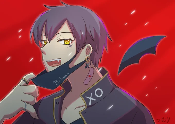 #粛静画罰丸くんのイラスト描いたの半年ぶりくらいでした( ˘ω˘ )思ったより上手くなってなかったので来年も頑張るぞ……2021.6← →2021.12 