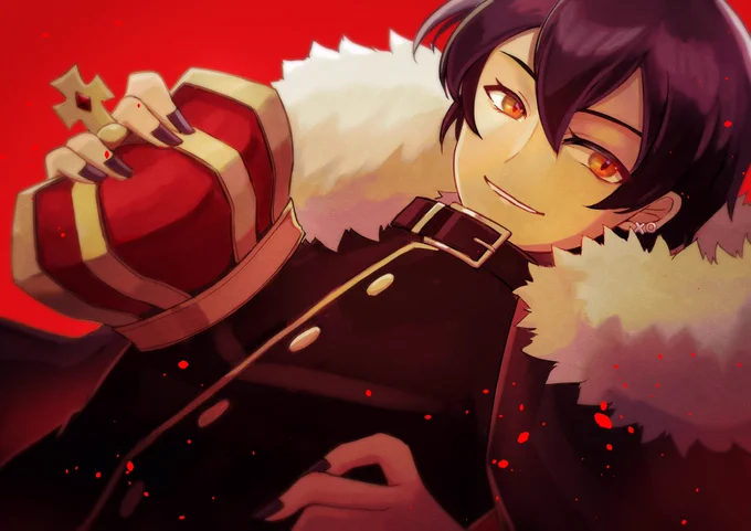#粛静画罰丸くんのイラスト描いたの半年ぶりくらいでした( ˘ω˘ )思ったより上手くなってなかったので来年も頑張るぞ……2021.6← →2021.12 