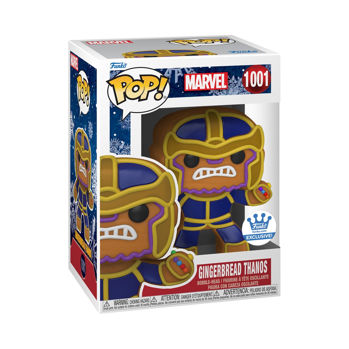 OriginalFunko's tweet image. RT and follow @OriginalFunko for the chance to WIN the Funko Shop exclusive Gingerbread Thanos Pop! Not feeling lucky? Order now: bit.ly/3p9TXf0 #Funko #FunkoPop #FunkoGiveaway #Marvel @Marvel