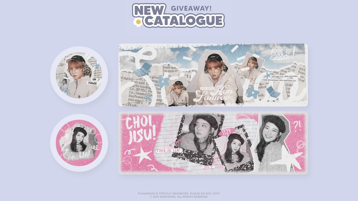 DAlSYDOSE's tweet image. halo! aku mau ngenalin anak baru aku sekalian GA 2 layout ini buat 2 pemenang! syaratnya cuman retweet tweet ini aja dan akan aku undi secepatnya. buat yang mau mutualan boleh like tweet ini juga yaaa, thank you!
💜__💜