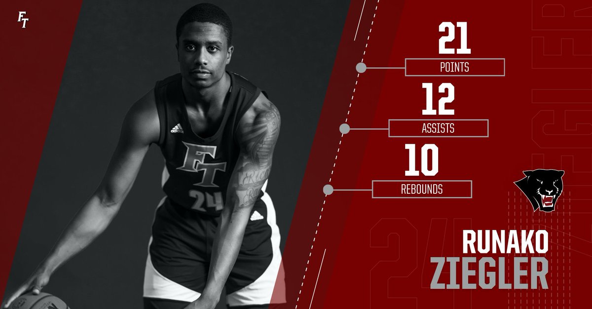 FloridaTechMBB's tweet photo. ๐จ๐ง๐ฅ๐๐ฃ๐๐ ๐๐ข๐จ๐๐๐๐จ
Monster game by @_Checkup tonight for his first career triple-double! ๐ช
#GoPanthers | #TechBuilt https://t.co/4b6e2E8AN7