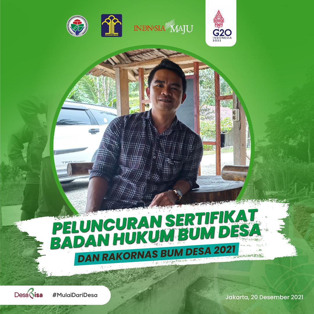 Selamat dan Sukses atas Rakornas Peluncuran Sertifikat Badan Hukum BUMDESA TA 2021
#PresidenApresiasiBUMDes 
<a href="/jokowi/">Joko Widodo</a> 
<a href="/halimiskandarnu/">ABDUL HALIM ISKANDAR</a> 
@kemendespdtt
<a href="/malik_haramain/">malikharamain</a> 
<a href="/imansyukri/">Iman Sukri</a> 
<a href="/taufikmadjid71/">IG : taufik.madjid</a>
<a href="/azzameldzikrie/">#SantriIndonesia</a> 
<a href="/tppkemendes/">TPP KEMENDES</a> 
@KoorprovSumut