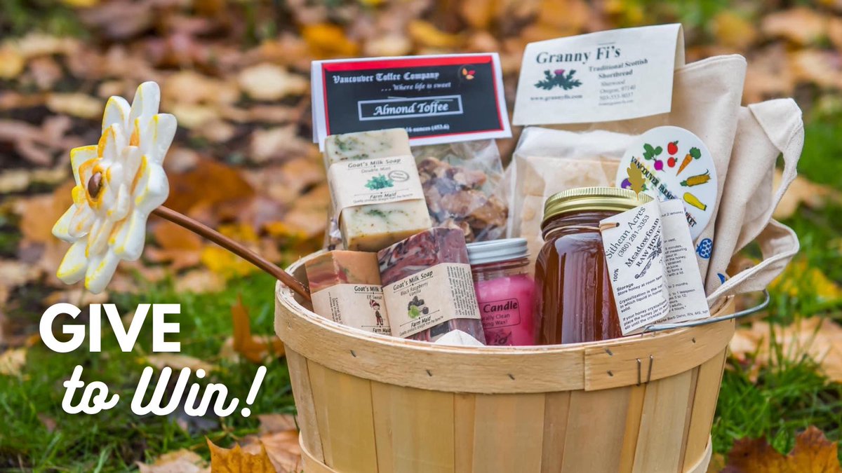 GIVE TO WIN! The Vancouver Farmers Market Foundation needs your help to continue supporting farmers, small businesses and low-income shoppers in 2022. Donate $5 or more in the next 24 hours to be entered to win one of 3 market baskets valued at $150+! mightycause.com/organization/V…