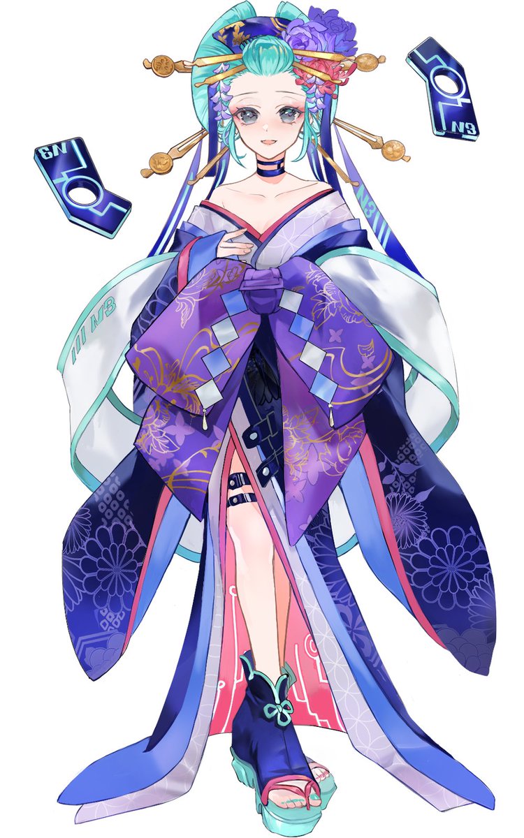 愛娘のぬぬぬっ！（@nunununoroom）さんの サイバー花魁衣装を仕立て