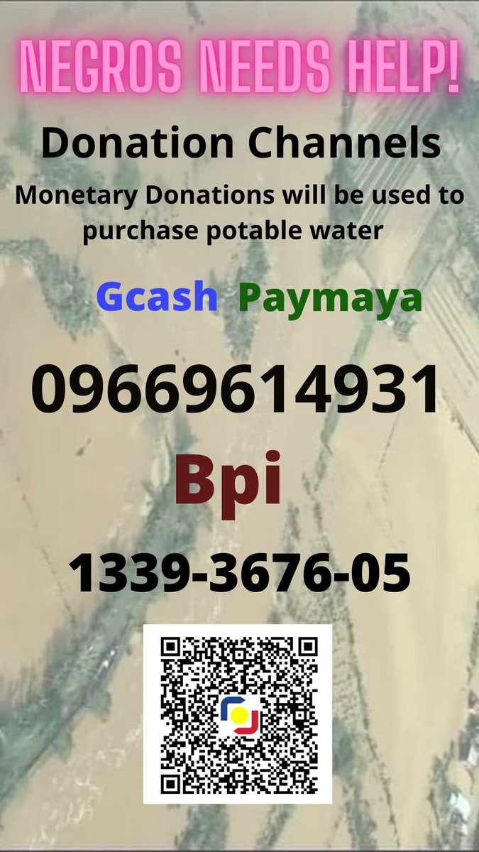 DaraWorld84's tweet image. &amp;lt;PLS HELP RETWEET/QRT&amp;gt;
We are now opening our lines for our generous friends who are willing to help. 
Monetary donations will be used to purchase potable water. We will deliver it on December 23. 
#SipalayNeedsHelp
#NegrosNeedsHelp 
#HelpPH
#OdettePH