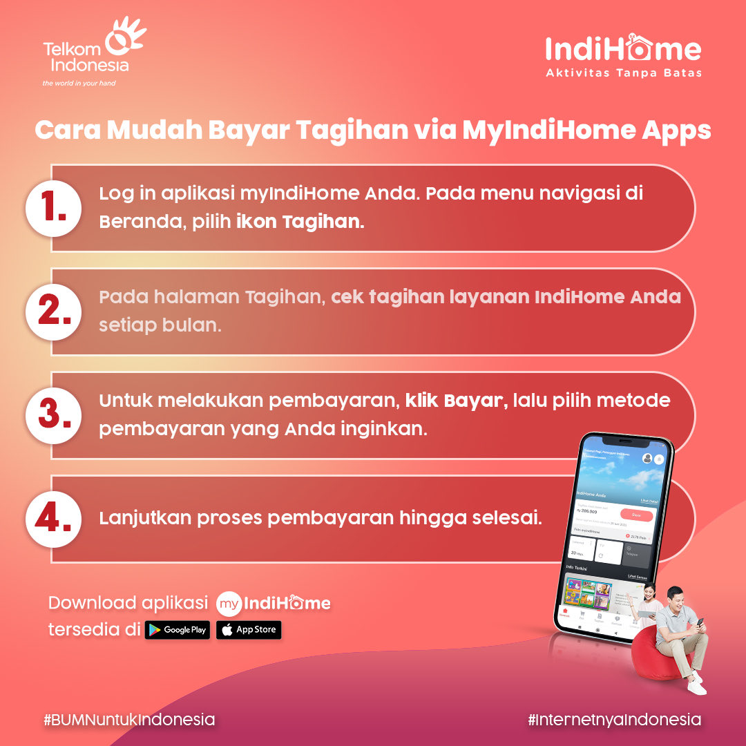 orientoyiin's tweet photo. Hi Sob, 

Kini Bayar tagihan IndiHome jadi lebih praktis dengan pilihan metode pembayaran LinkAja, Saldo atau Kartu Kredit di myIndiHome. 
Selain itu, sobat jadi lebih mudah melihat rincian tagihan IndiHome setiap bulan. Yuk download sekarang!

#myIndiHome
#AktivitasTanpaBatas https://t.co/wRmnlGG6wI