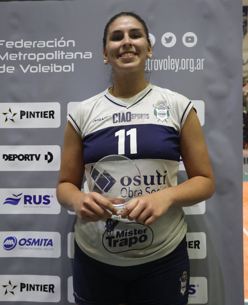 #DHF 

Julieta Sández fue elegida como la #JugadoraRUS <a href="/ruseguros/">ruseguros</a> <a href="/RUSDeportes/">RUS Deportes</a> del segundo triunfo de Gimnasia sobre River. 

¡Partidazo de la central! 🔥