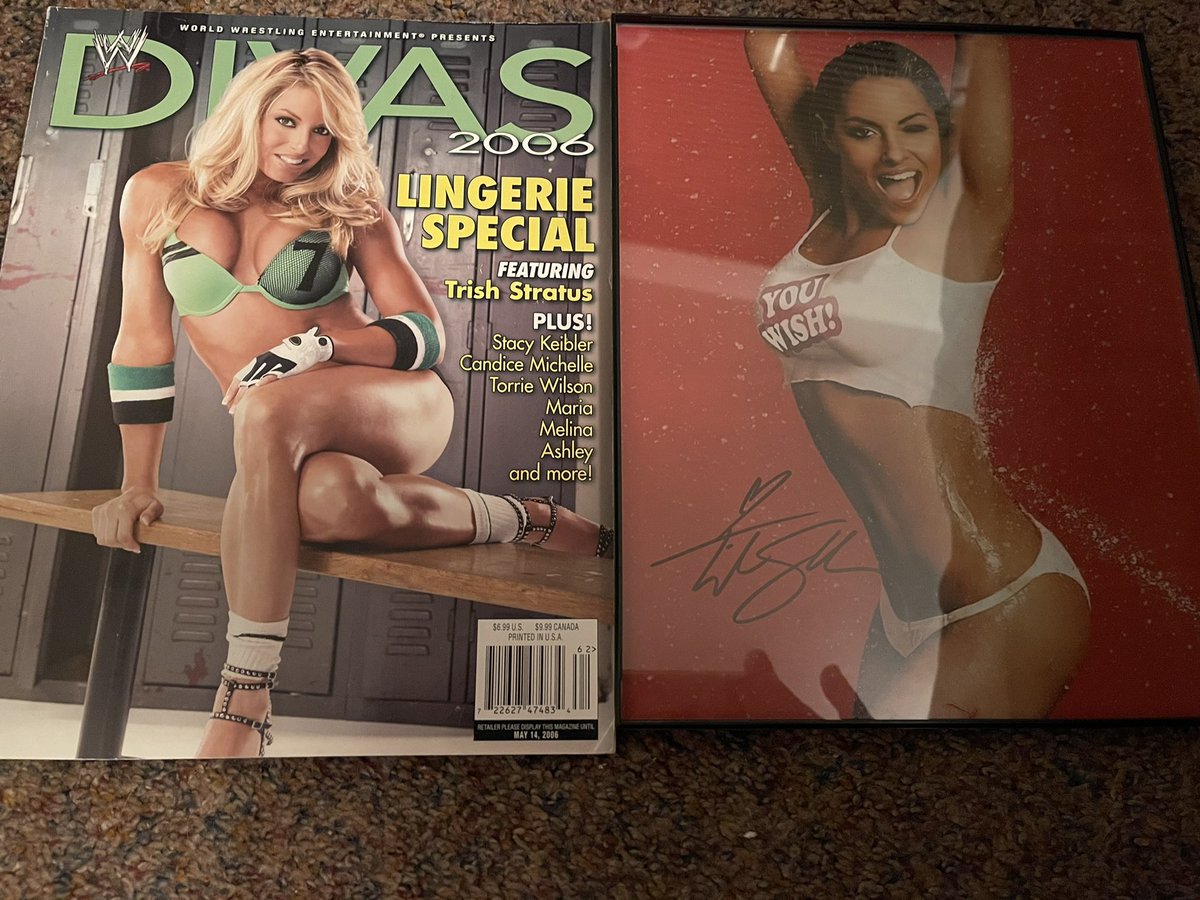 Happy belated birthday to one of my all time favorites @trishstratuscom In your honor I recently added to my Trish Stratus part of my display! I hope to keep adding! https://t.co/Kz0wD6XFsK