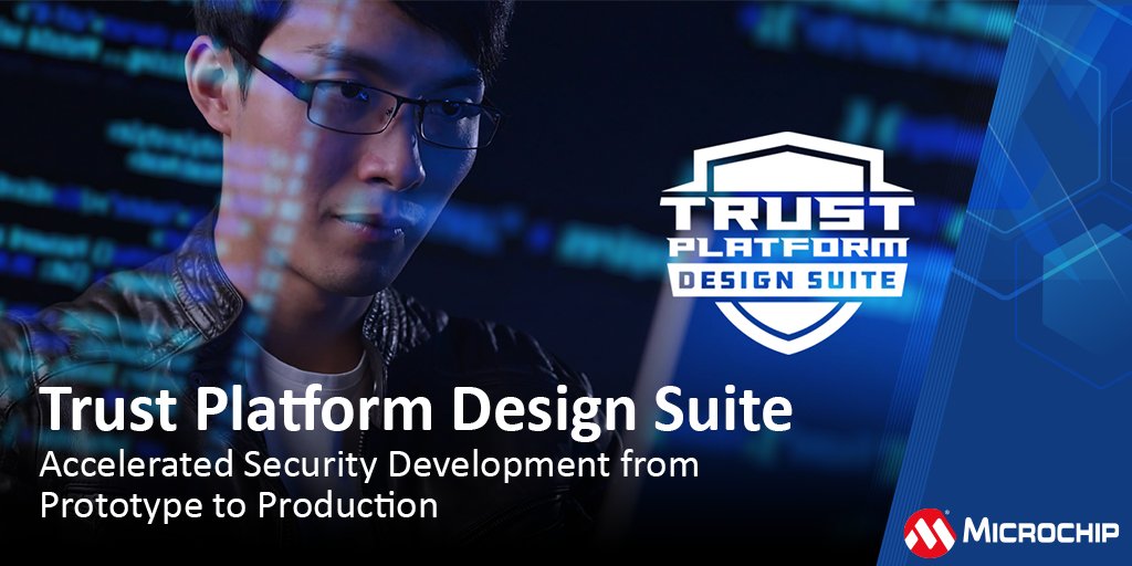 MicrochipTech's tweet photo. Streamline the development of your embedded security solutions with the Trust Platform Design Suite, a dedicated software platform built to support the award-winning Trust Platform for the CryptoAuthentication⢠family. Learn more: https://t.co/piFwOP1068. #trustplatform https://t.co/UOwXJUKkoS