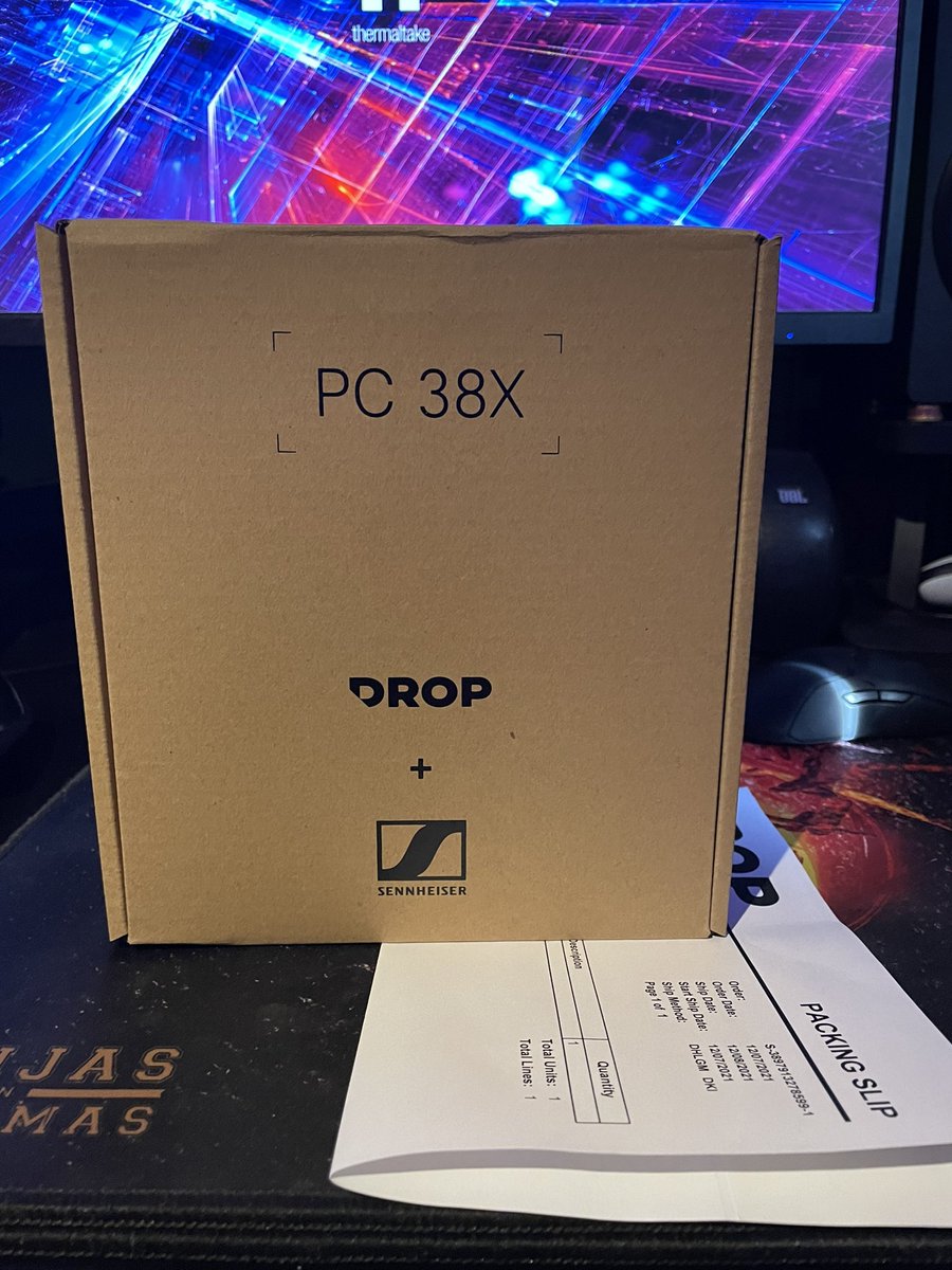 Mao_Rengoku's tweet photo. きた!
#drop #pc38x #sennheiser https://t.co/9o6k4owPda