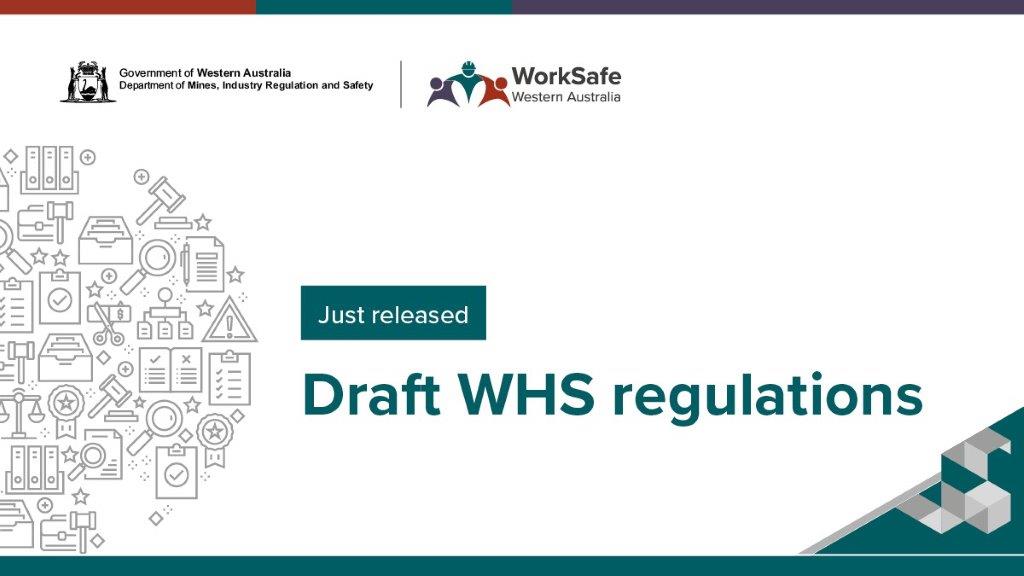 WorkSafeWA's tweet photo. The WHS Regulations exposure drafts can help general industry, the #mining industry and the #petroleum and geothermal sector to prepare themselves under the WHS regime. The new WHS laws will be gazetted and proclaimed in March 2022.

👉 https://t.co/ss5AbIMQ3J https://t.co/Q1rwuvQF7z