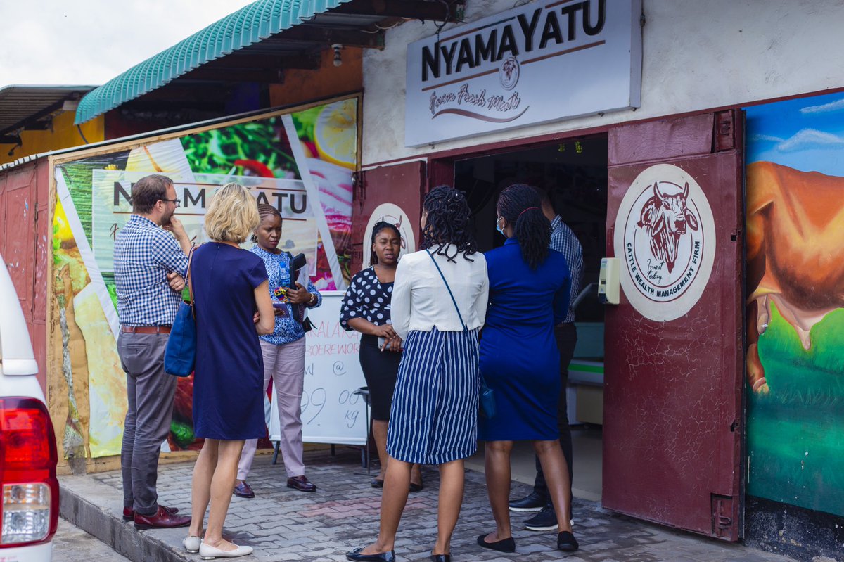 NyamaYatu's tweet photo. It’s been a year since #Nyamayatu opened its first retail store in #Lusaka #Mandevu township. As part of our anniversary highlights,we were recently visited by @prosperozm who have been instrumental partners in supporting our efforts to provide quality affordable meat to #Zambia. https://t.co/UUog7rukLz