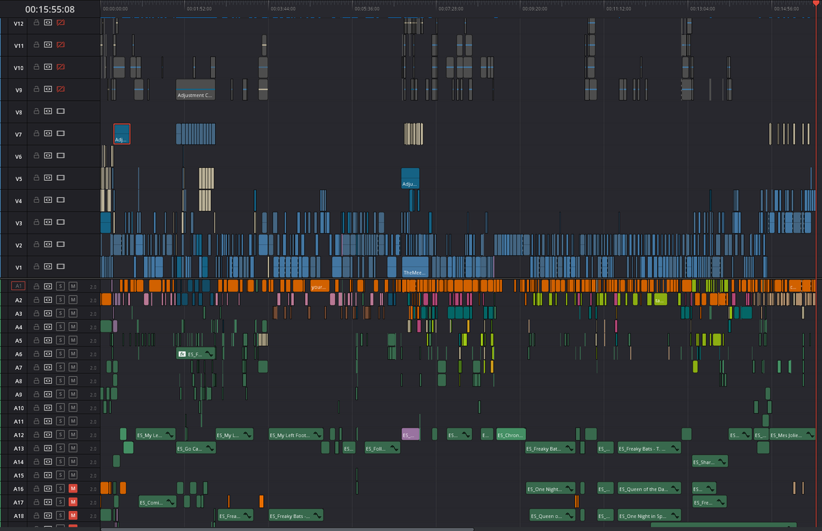 Seeing a timeline like that makes just me happy😍
... just a few more tweaks here and there
#Filmmaking #Minecraft