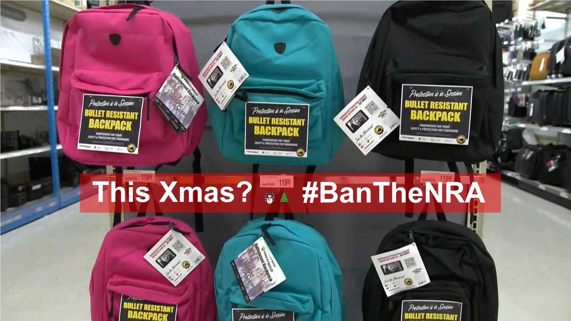 All we want for Xmas this year IS to ban the NRA YAN