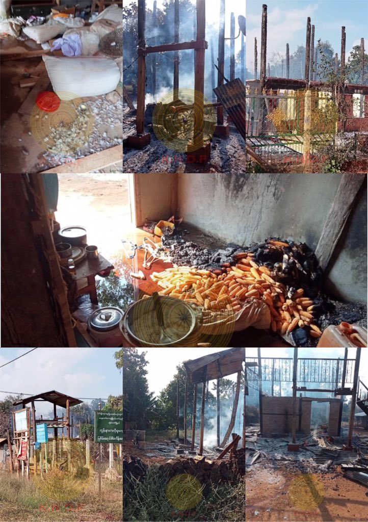 On the morning of December 20, More than 20 houses were set on fire by militant council troops in KunNaKaloeKhu village, Loikaw Township, Kayah State.

#HelpMyanmarIDPs
#Dec20Coup  
#WhatsHappeningInMyanmar https://t.co/D8RI5OQDYi