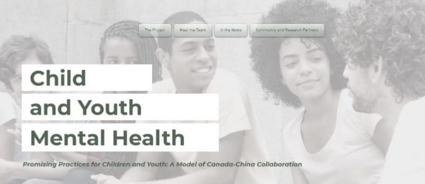 Sneak Peak! The Child and Youth Mental Health Project will soon have a fully functional website! Big thanks to CYMH research assistant, Rachel, for all of her hard work in developing this platform for the project!