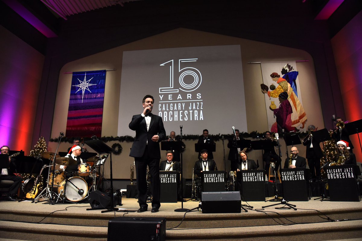 Live NOW! The Calgary Jazz Orchestra kicks off our first event of the year with Perfectly Frank Christmas! 🎄✨

Miss the matinee? Not to worry! We’ll see you all TONIGHT at 7PM in-person and Livestreamed! Get your tix at the door and at our website!